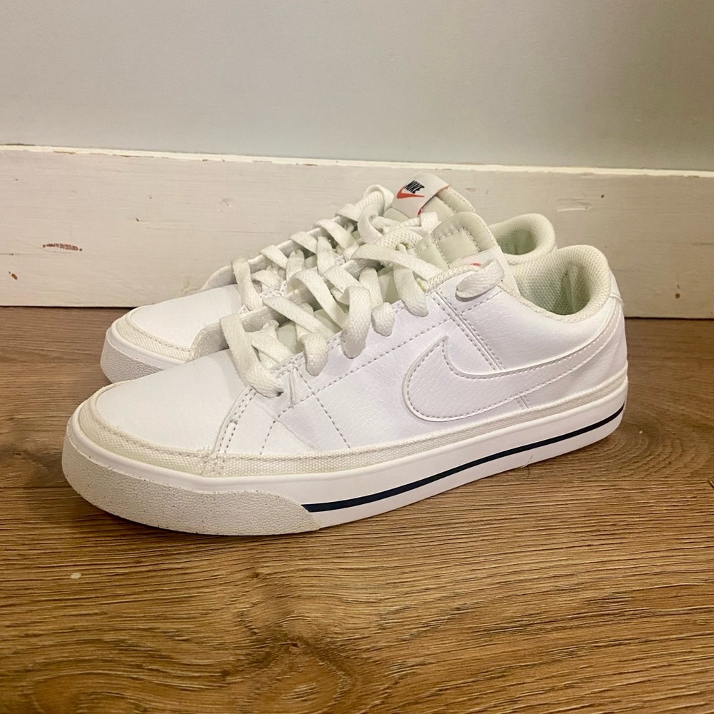 Nike White Low-Top Sneakers